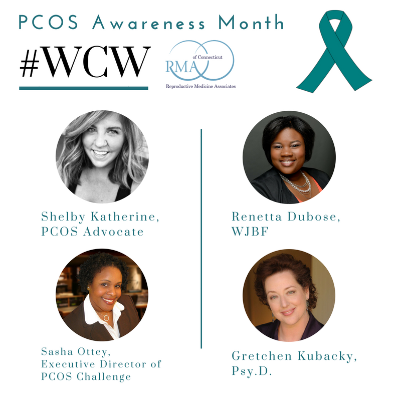 RMA of CT's #WomanCrushWednesday goes out to 4 women who have done an amazing job bringing #PCOS, its symptoms, and the need for PCOS to be recognized as a major health concern to the forefront of conversations. We applaud each one of you for your work and support your efforts!