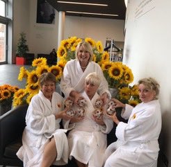 We are going to need considerably bigger buns! ⁦@thegirlsmusical⁩ #CalendarGirls. ⁦@marlowetheatre⁩ #Canterbury! @we open tonight and here until Sept 15 xxx