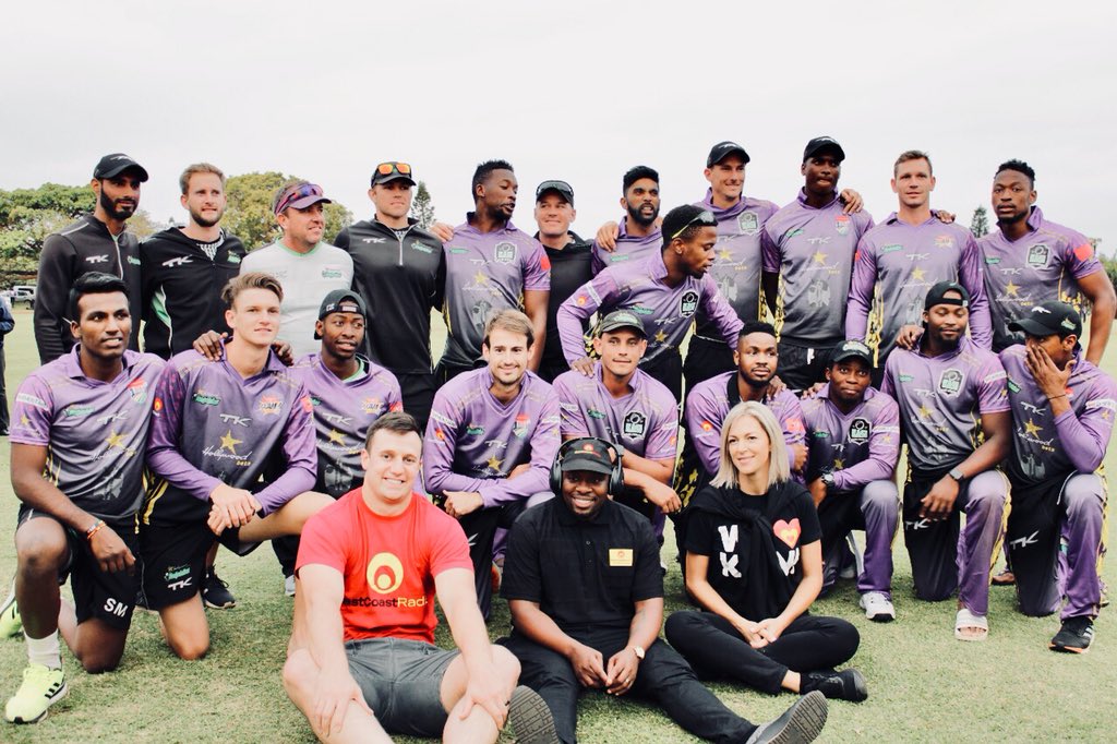 StaceyandJSbu's tweet photo. An afternoon well spent with @hollywoodbets @dolphinscricket🏏🔥
#BringItIn
#UmthunziCup
#ECDriveTakesOverDolphins
#DolphinsCricket
#ECDrive https://t.co/pwGHKbW2qi