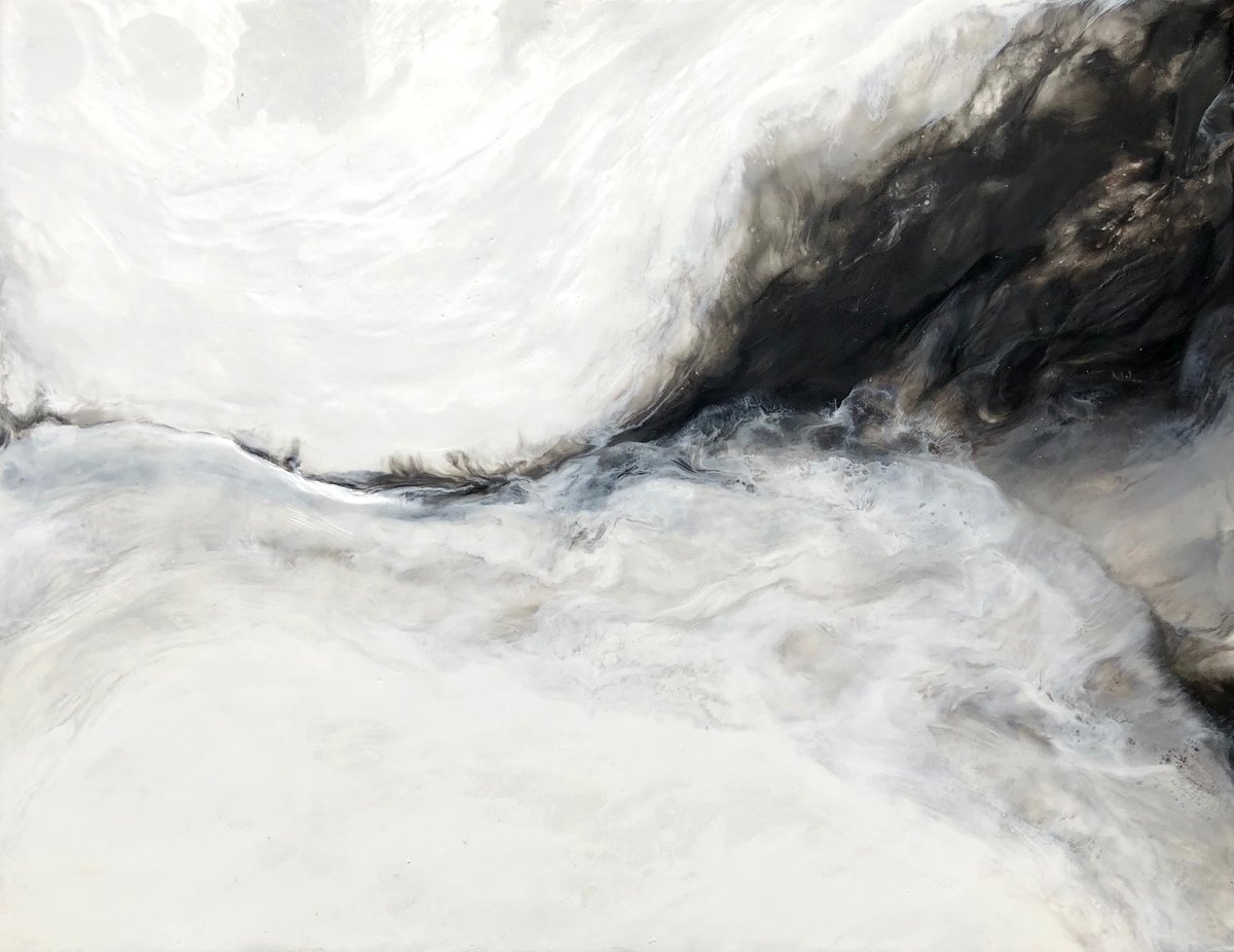 pennytreese's tweet photo. Satori...one of my latest series.

Satori is defined as sudden enlightenment and a state of consciousness attained by intuitive illumination representing the spiritual goal of Zen Buddhism. 
#pennytreese #pennytreeseartist #encausticart #robertkentgalleries #firstfridayartwalk https://t.co/vnNaql13X8