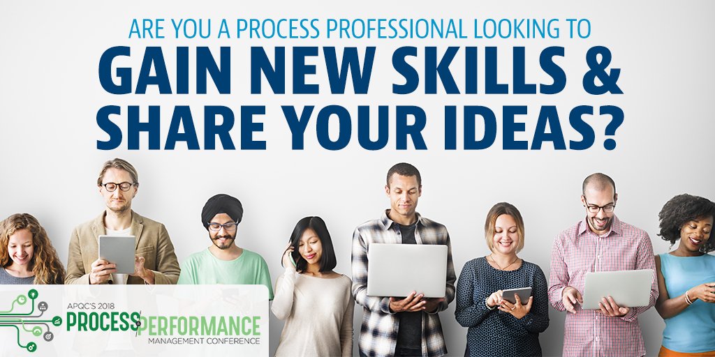 APQC's tweet photo. There is ONE 2018 process &amp; performance conference you need to attend, and it's APQC's!  https://t.co/pahRXxnyKZ https://t.co/Uauogj8vvY