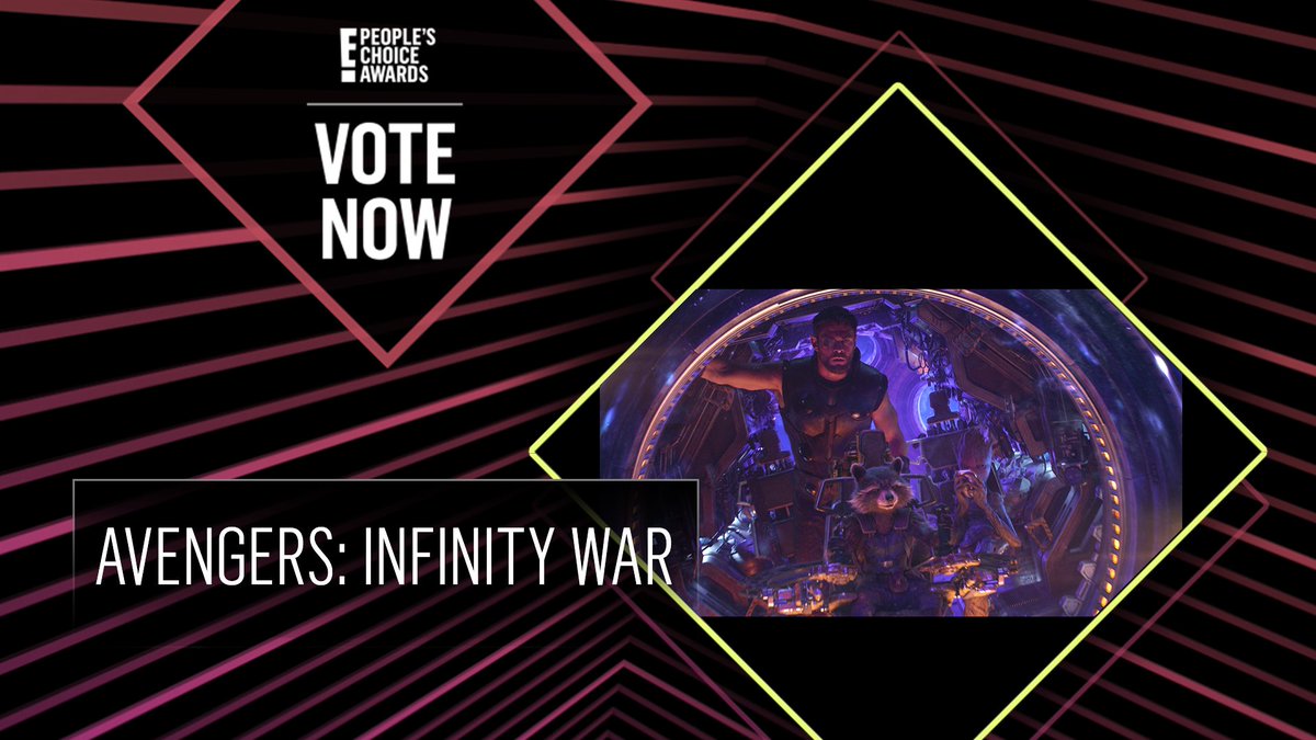 peopleschoice's tweet photo. Vote for Avengers: Infinity War by retweeting this post: #InfinityWar #TheActionMovie #PCAs https://t.co/Pkbziot7Hb