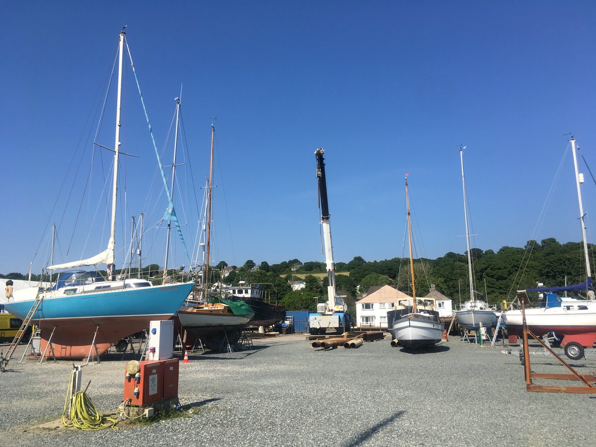 gweek_boatyard's tweet photo. We are now fully booked up for undercover storage this winter. Limited space left for outdoor storage - book in now to reserve yours! #sailingcornwall #winterstorage https://t.co/YeWTPCf9fa