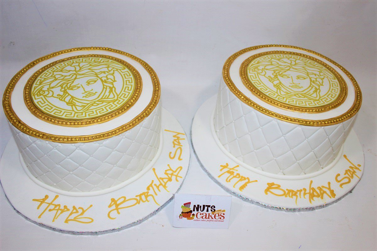 Versace Birthday | Cake designed as the Versace logo for a w… | Flickr