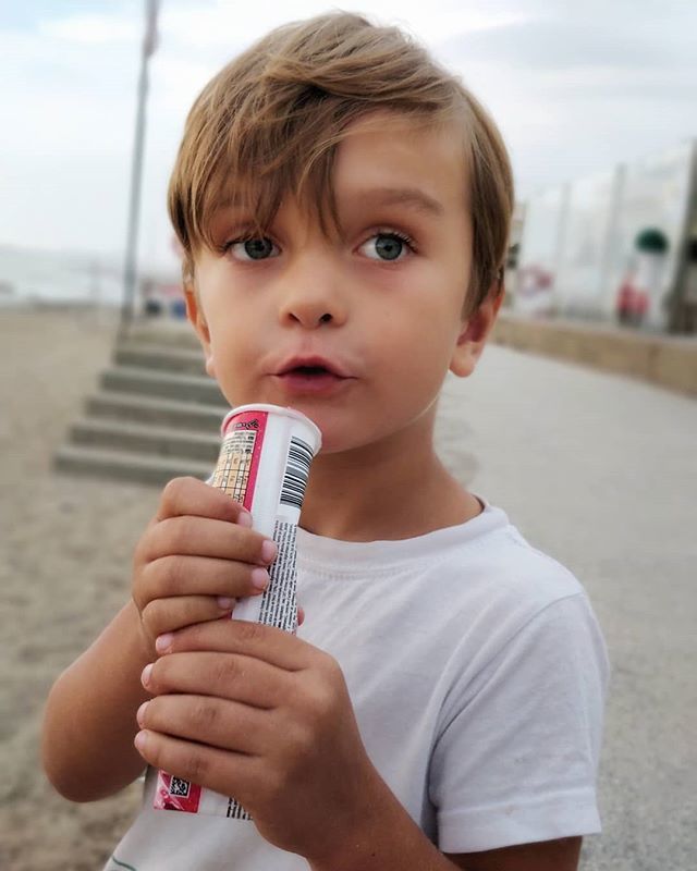 Mom, you know how we say that ice cream gives you fast energy, energy that dies quickly? I think that's OK because some days you don't want long energy. You want to play and then...chill, right? So...can we say that ice cream is like Flash Gordon, and apples are like Superma…