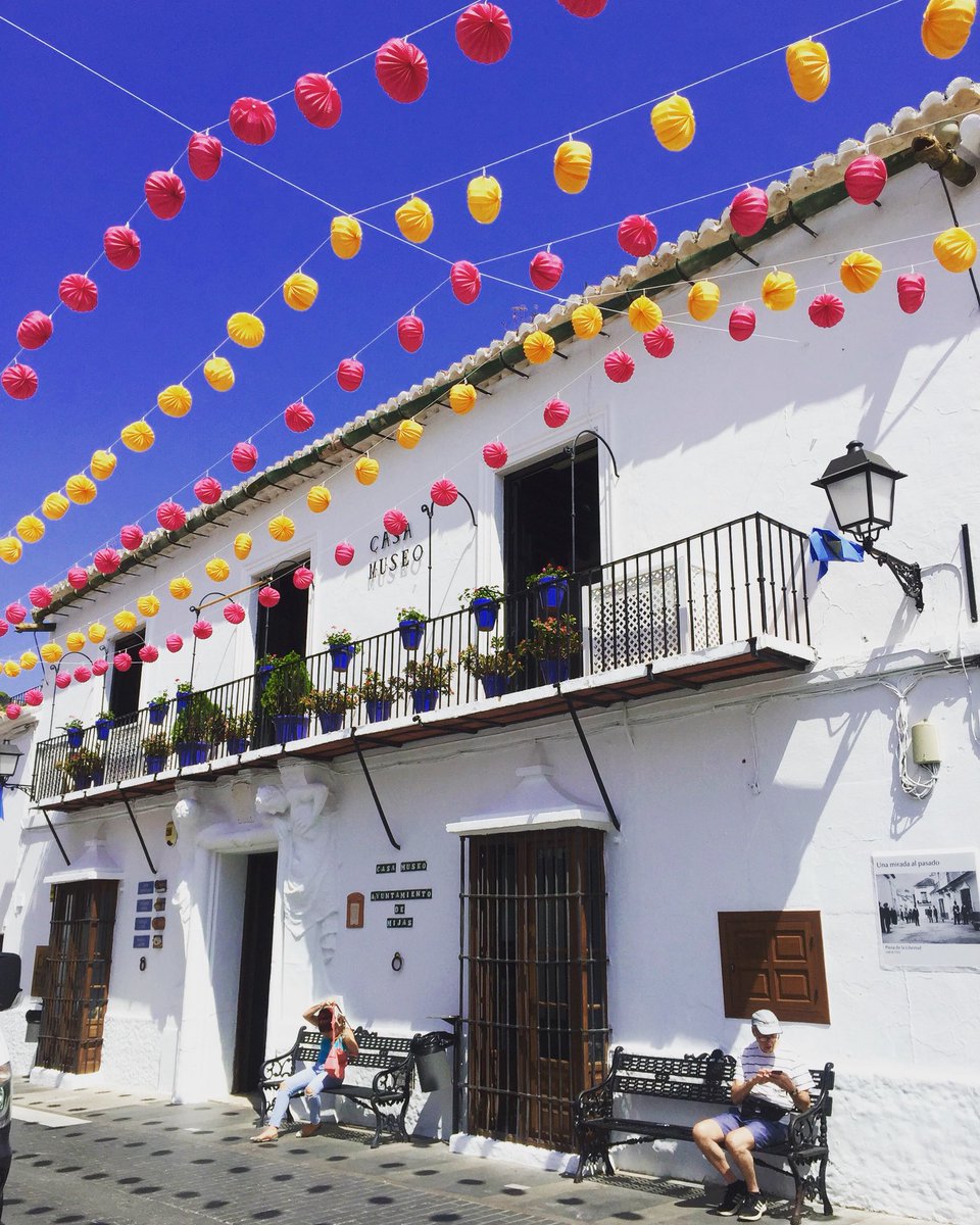 Farolillos de #Feria.
#Mijas 2018 Del 5 al 9 septiembre