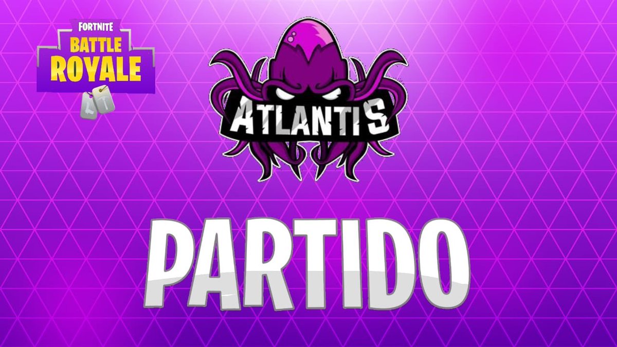 AtlantisGamingE's tweet photo. { Partido liga #Fortnite PC }

🏆| @OFLEAGUE_ 
📆| Hoy 05/09/2018
⏰| 17:00
🆚| @gaming_ovs 

🔴| https://t.co/cQvBV4ndJk

Vamos Atlantis! 😁💜
#WeAreAtlantis https://t.co/47eLD8R0UV