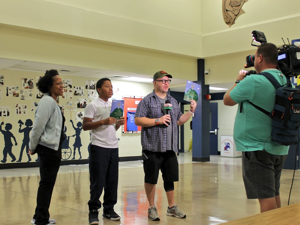 ARMSCharlotte's tweet photo. Good Morning! @WilsonsWorld is at ARMS talking about One World Stories on @WCCBCharlotte, tune in! https://t.co/WlvaLnu04q