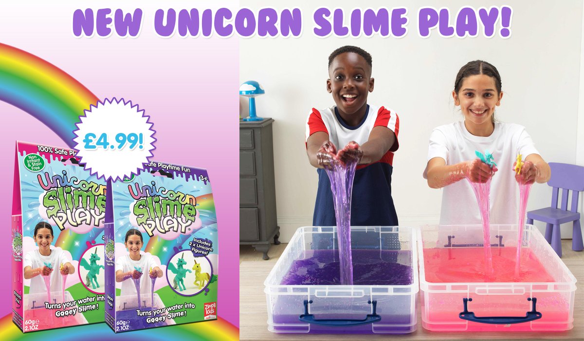 Zimplikids's tweet photo. Not much longer to wait until you can try our NEW Unicorn Slime Play!! 🦄
Who's excited?! 

#slime #unicorns #unicornslime #unicornslimeplay #slimeplay #sensoryplay #zimplikids #wednesdaymotivation https://t.co/5M6KHvCoVj