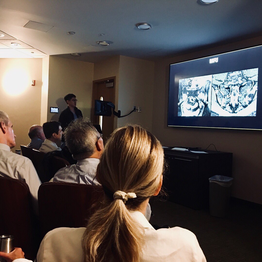 First Imaging Conference of the academic year - hosted in our newly renovated conference room! #radiology #brownradiology