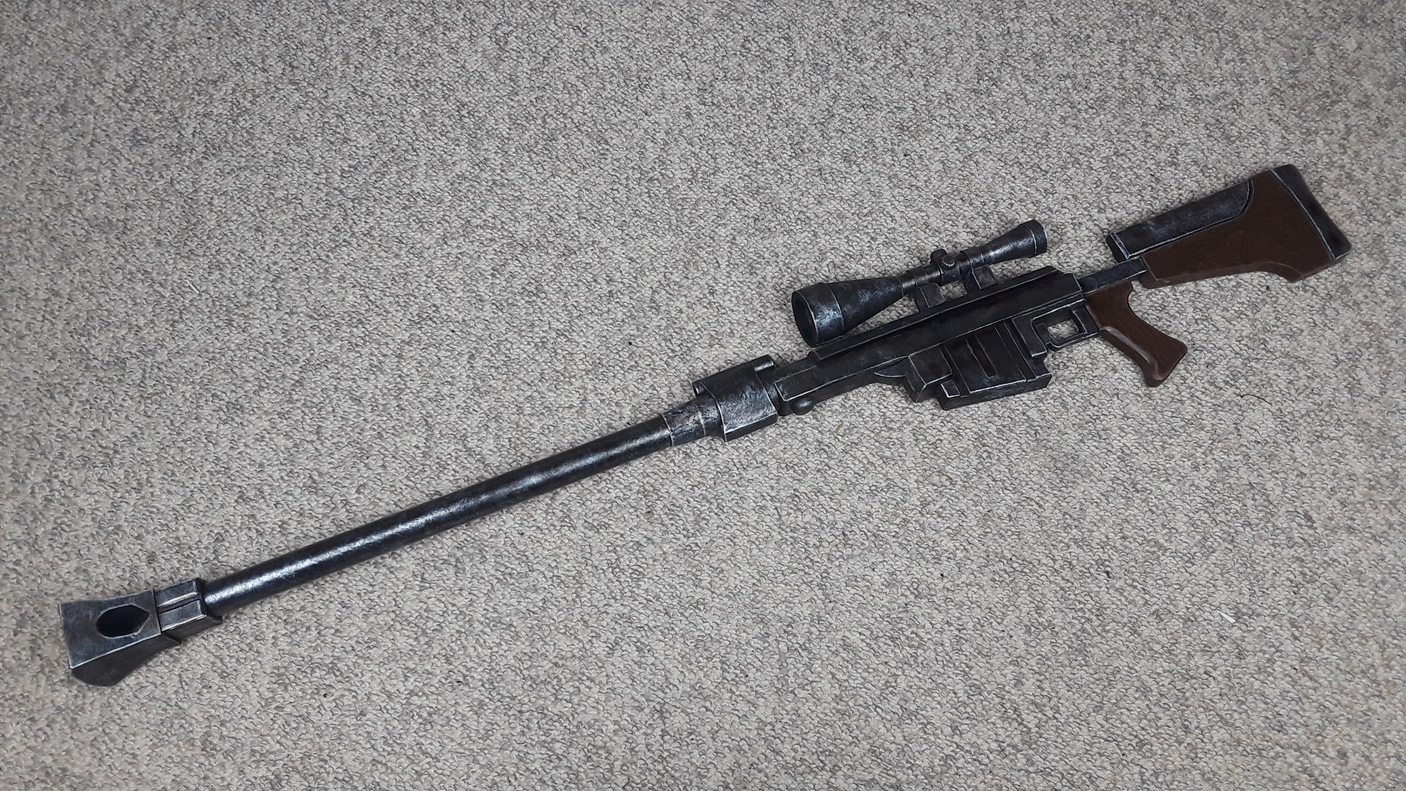 Quantum Leap Cosplay This Is The Anti Materiel Rifle From Fallout New Vegas And Part Of My 19 Cosplay Project Love It So Much There Are Some Flaws In It However Quantum Leap Cosplay This Is The Anti Materiel Rifle From Fallout New Vegas And Part Of My 19 Cosplay Project Love It So Much There Are Some Flaws In It However