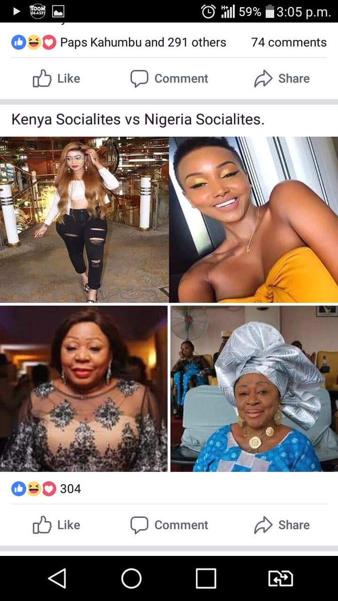 RozeMaina's tweet image. We are too idle for life,this so called beef between Nigeria and Kenya is getting out of hand,at the end of the day we are all Africans lets embrace each others diversity and culture instead of wasting time hurling insults at each other..we are better than this
#kenyavsnigeria