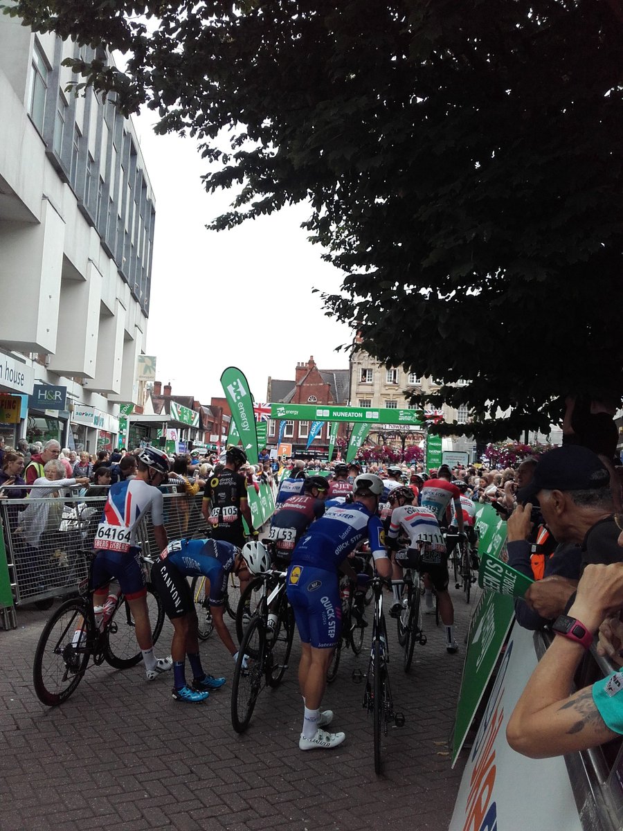 NBBCouncil's tweet photo. What a great day in #Nuneaton today! a BIG thank you goes out to all the dedicated volunteers who helped out and made the day a success! @wcavaorg @nuneatontriclub @FollowNHAC @EveryoneActive  #OVOToB #NuneatonTOB #spectatorstage https://t.co/r4WrGSs3wv