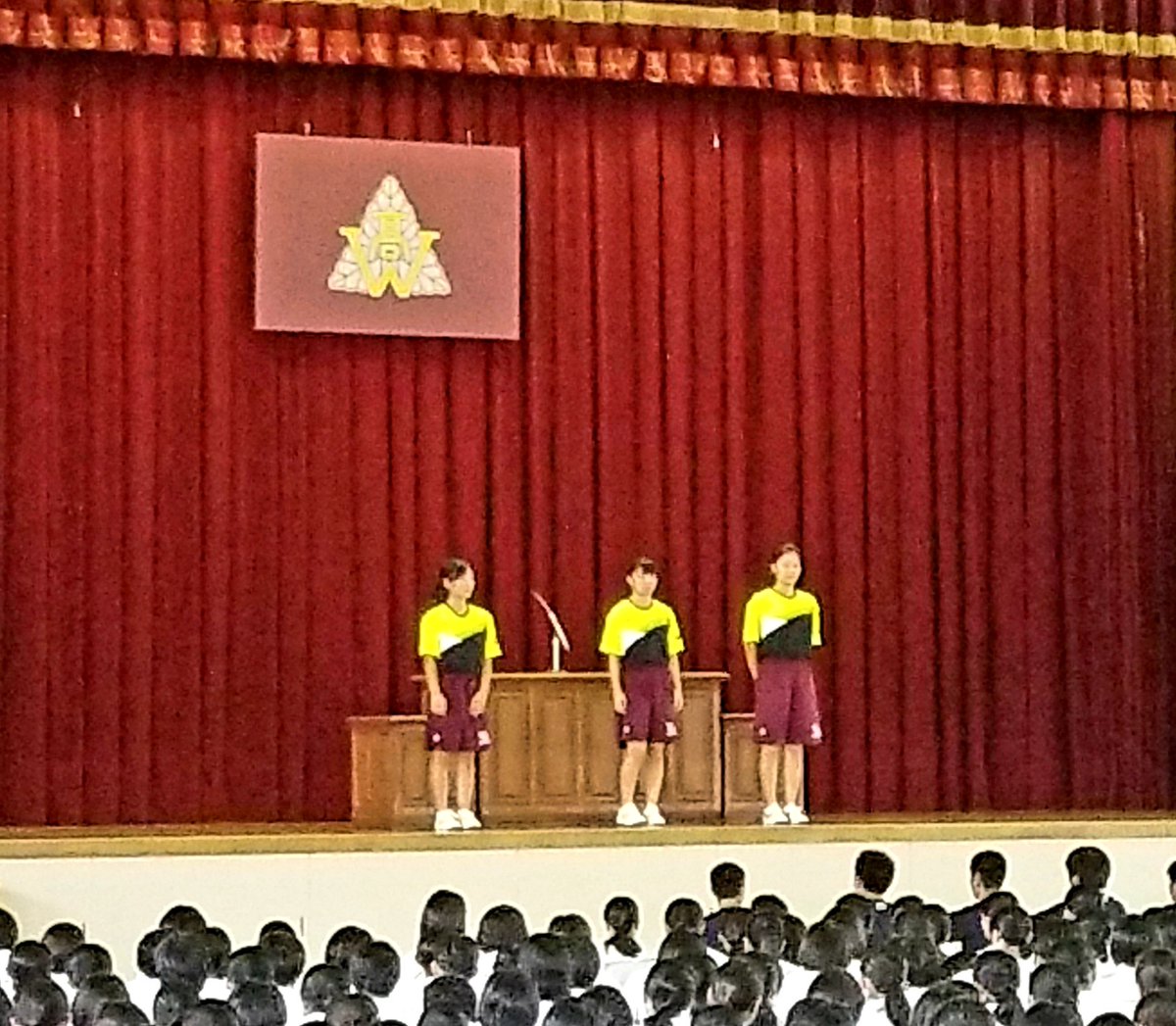 全国女子水球都道府県対抗戦
壮行式(長崎西高)