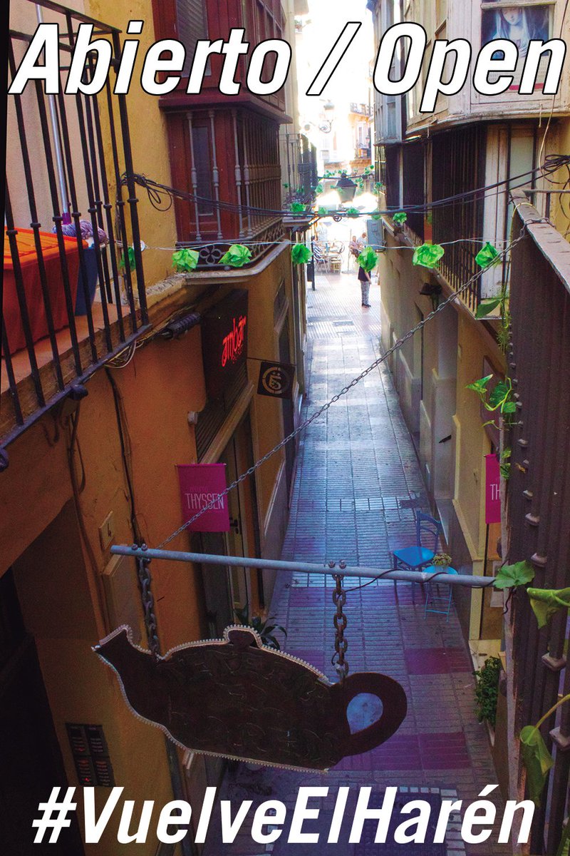 🔊 RECUERDA
La Tetería El Harén vuelve a abrir sus puertas una nueva temporada 😃 Disfruta del lugar más mágico de Málaga 🧞‍♂ Te esperamos hoy de 17.00 a 23 horas ☕