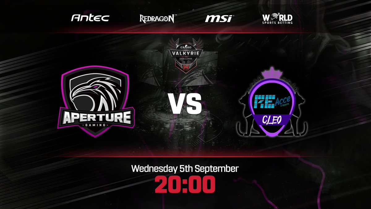 apertureza's tweet photo. Our #CSGO Girls are going up against #ReAcce tonight in the @Mettlestate #ValkyrieChallenge @ 8PM! Catch the stream here - https://t.co/0refhuujWc ๐ฅ https://t.co/LniALUfQ94
