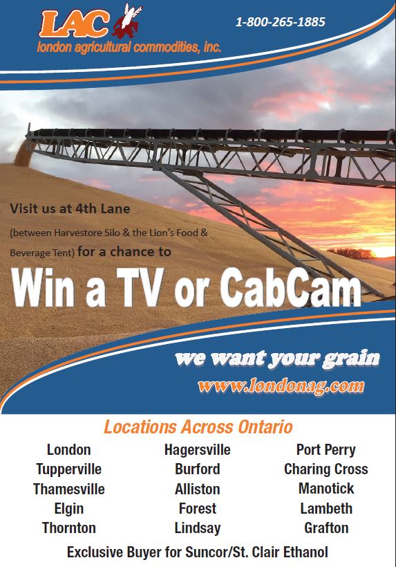 Only one more week until <a href="/outdoorfarmshow/">Canada's Outdoor Farm Show</a> #COFS2018  Be sure to stop by the <a href="/LACommodities/">LAC</a> tent!!  #ontag