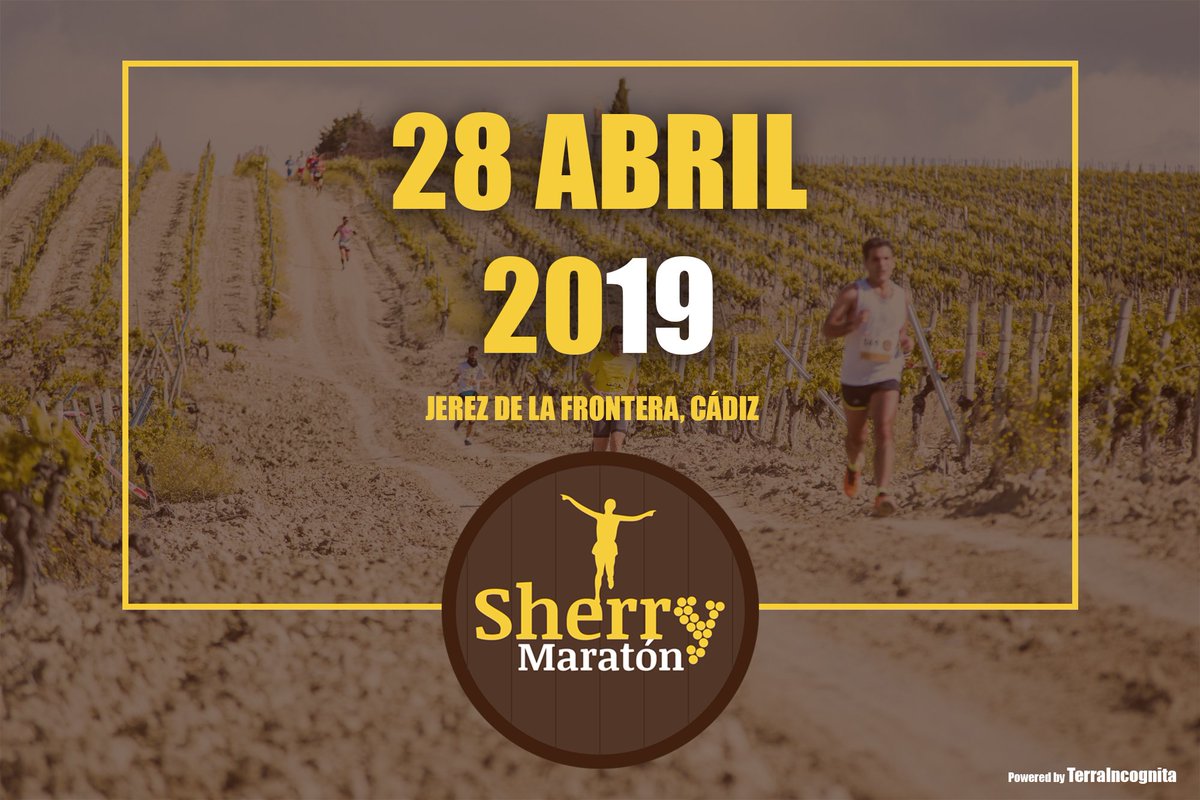 sherrymaraton's tweet image. 📣FECHA SHERRY MARATÓN 2019📣
Sherryrunners ya podías coger rotulador y calendario que la fecha del Sherry Maratón 2019 ya está aquí.❌
🍇III SHERRY MARATÓN será el 28 ABRIL 2019.🍇 
Os esperamos a todos en la fiesta del running de Jerez de la Frontera.
sherrymaraton.com