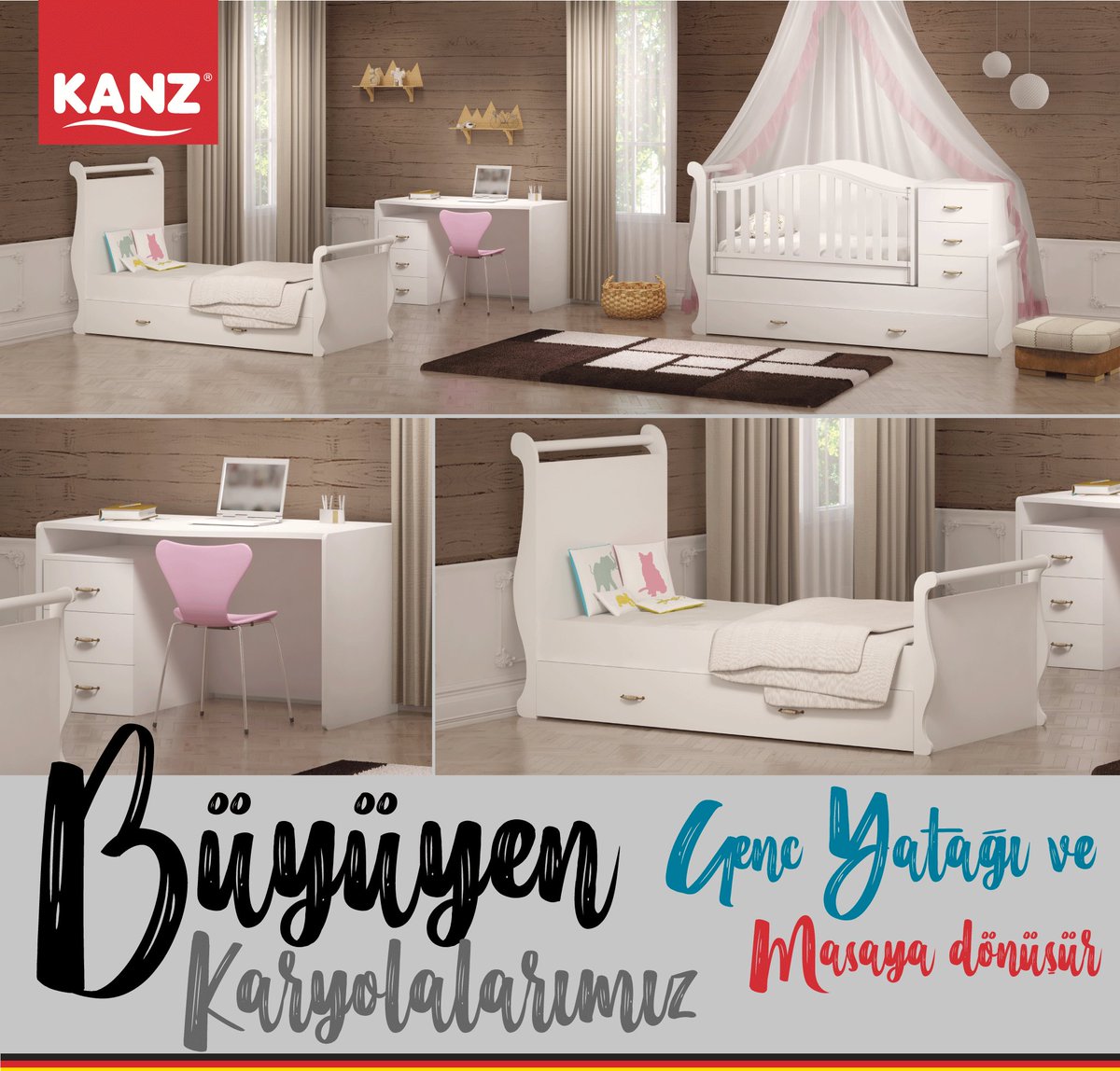 Bebeğiniz ile birlikte büyüyen, şıklık ve konforun adresi "Kanz Karyola"ları incelediniz mi? Kaliteyi yakından görmek için En yakın mağazamıza bekliyoruz.. 

-> kanzmobilya.com/satis-noktalar…
#bebekbeşikleri #beşik #karyola #bebekodasi #bebegim #yenidogan #yarisma #hediye #çarşamba