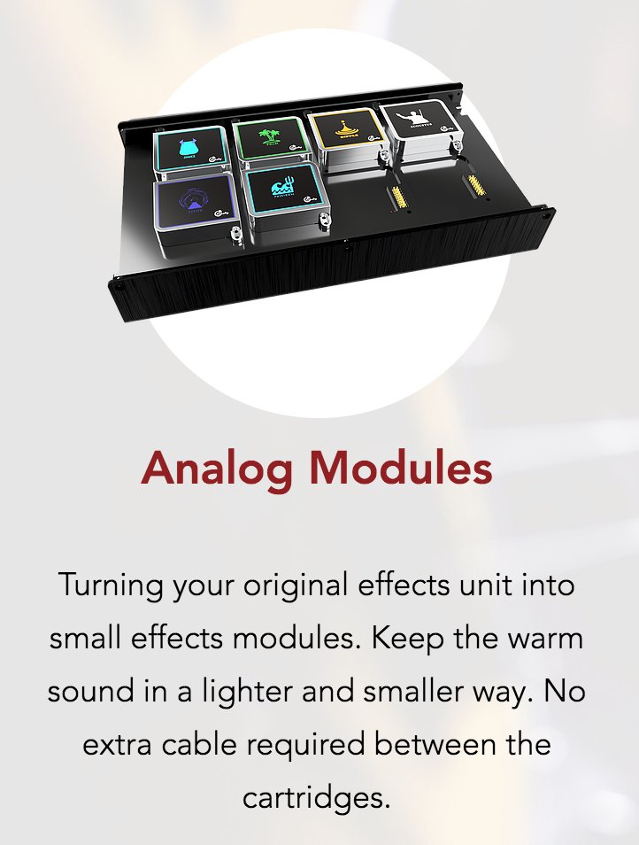 trinalogeffects's tweet photo. 🎙️Analog Modules🎙️
We turned your original effects units into small effects modules. No extra cables required between the cartridges.
Our modules keep the beauty of analog sound, but in convenient, light, and compact cartridges.
#Trinalog #TrinalogEffects https://t.co/VTqvZyNkEq