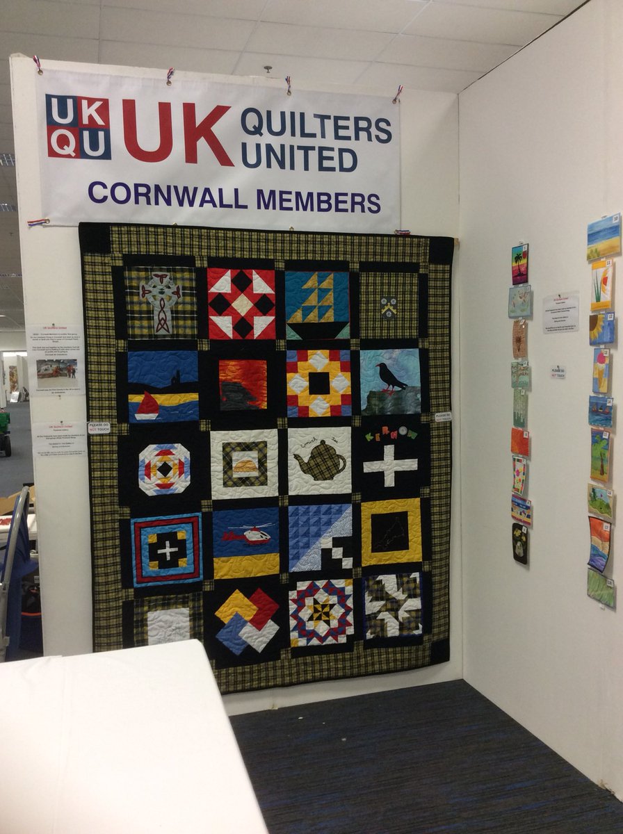 MoJo1904's tweet image. Only 44 days to go and you can see the amazing quilt made by UKQU Cornwall Members and of course by a raffle ticket for it and other prizes at #Craft4Crafters Bath &amp;amp;West Showground 18th-20th October. All money going to #CornwallAirAmbulance.