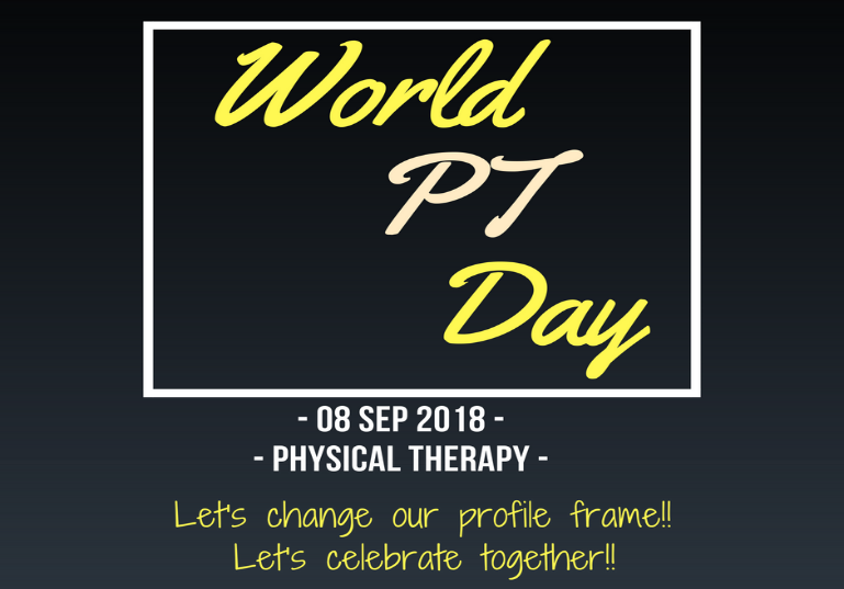 APTSA_EC's tweet photo. (3 Days to World Physical Therapy Day)

Support World Physical Therapy Day by adding our Facebook photo frame to your profile picture before 8th September.

Check it here!
https://t.co/1CEIk7RL77 https://t.co/pNbD1gUNEU