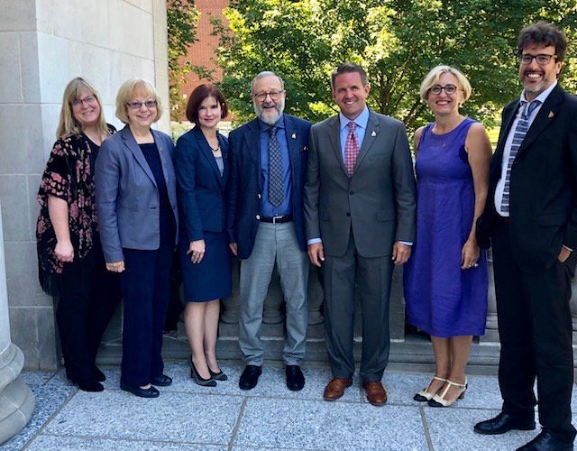 What a pleasure it was for me and the #AEFschoolofArts directors to meet with  #EKU President Michael Benson and the EKU team. I am so proud and honored that AEF and Eastern Kentucky University are partners in study abroad education.  Thank you, EKU, for a wonderful visit.