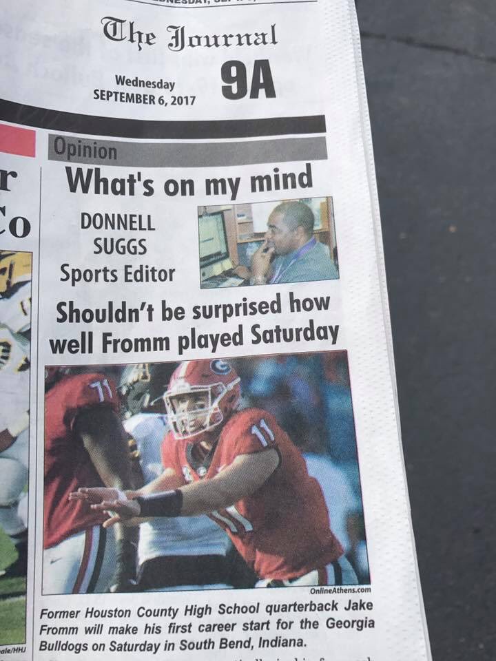 suggswriter's tweet image. One year ago today. @FrommJake #LocalCoverage