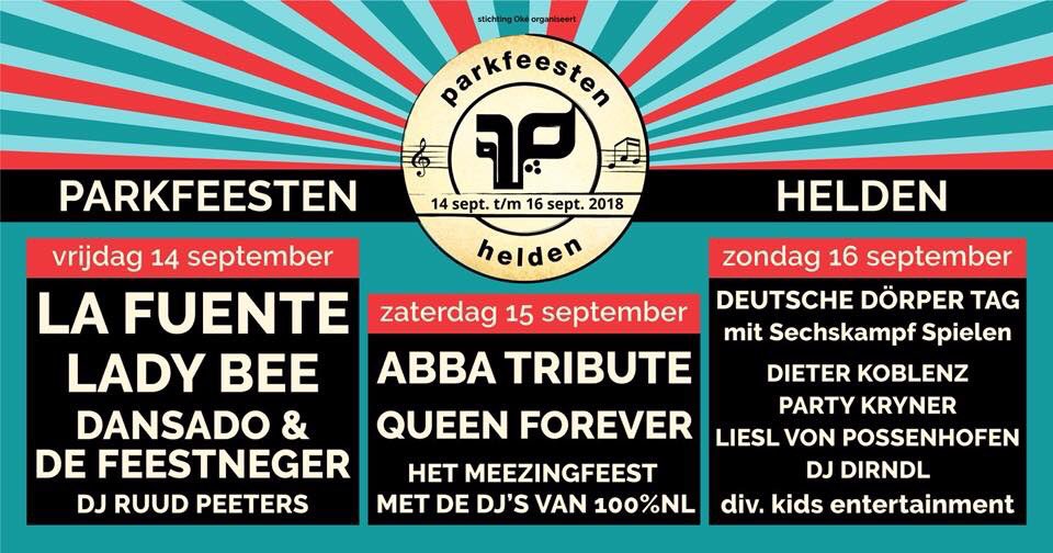Weekend 14 - 15 - 16 september #Helden <a href="/ParkfeestenHeld/">Parkfeesten Helden</a>