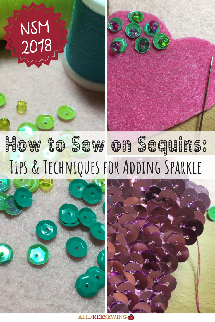AllFreeSewing's tweet photo. Day 5 of NSM: Discover all the tips and tricks for adding sparkle you'll ever need with Rebecca from @purpleandlime and her tutorial for how to sew on sequins. #NationalSewingMonth

>>>> https://t.co/5CQGqFrYiy https://t.co/710MOiB450