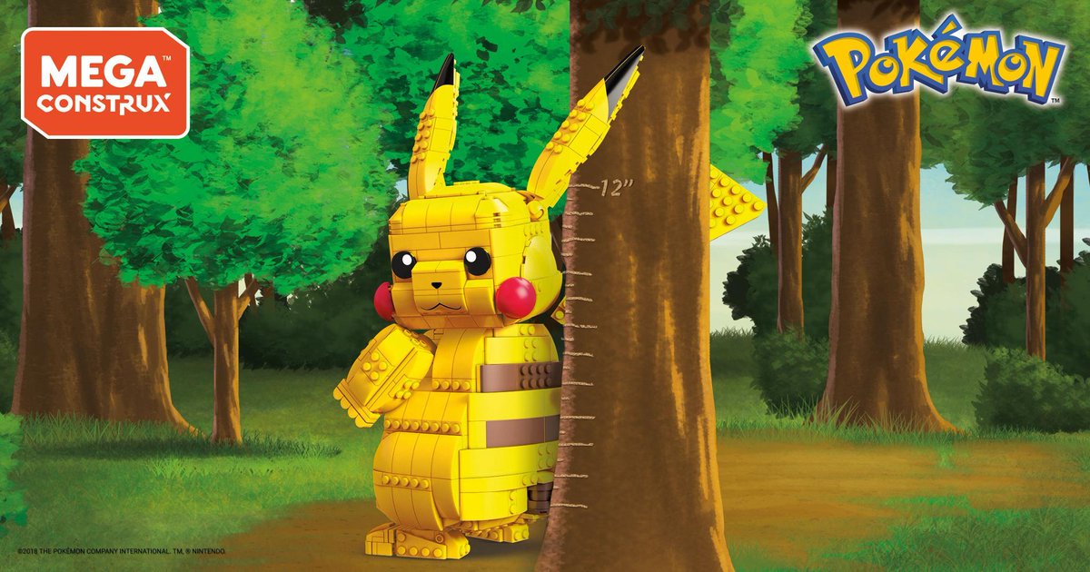 jumbo pikachu mega construx