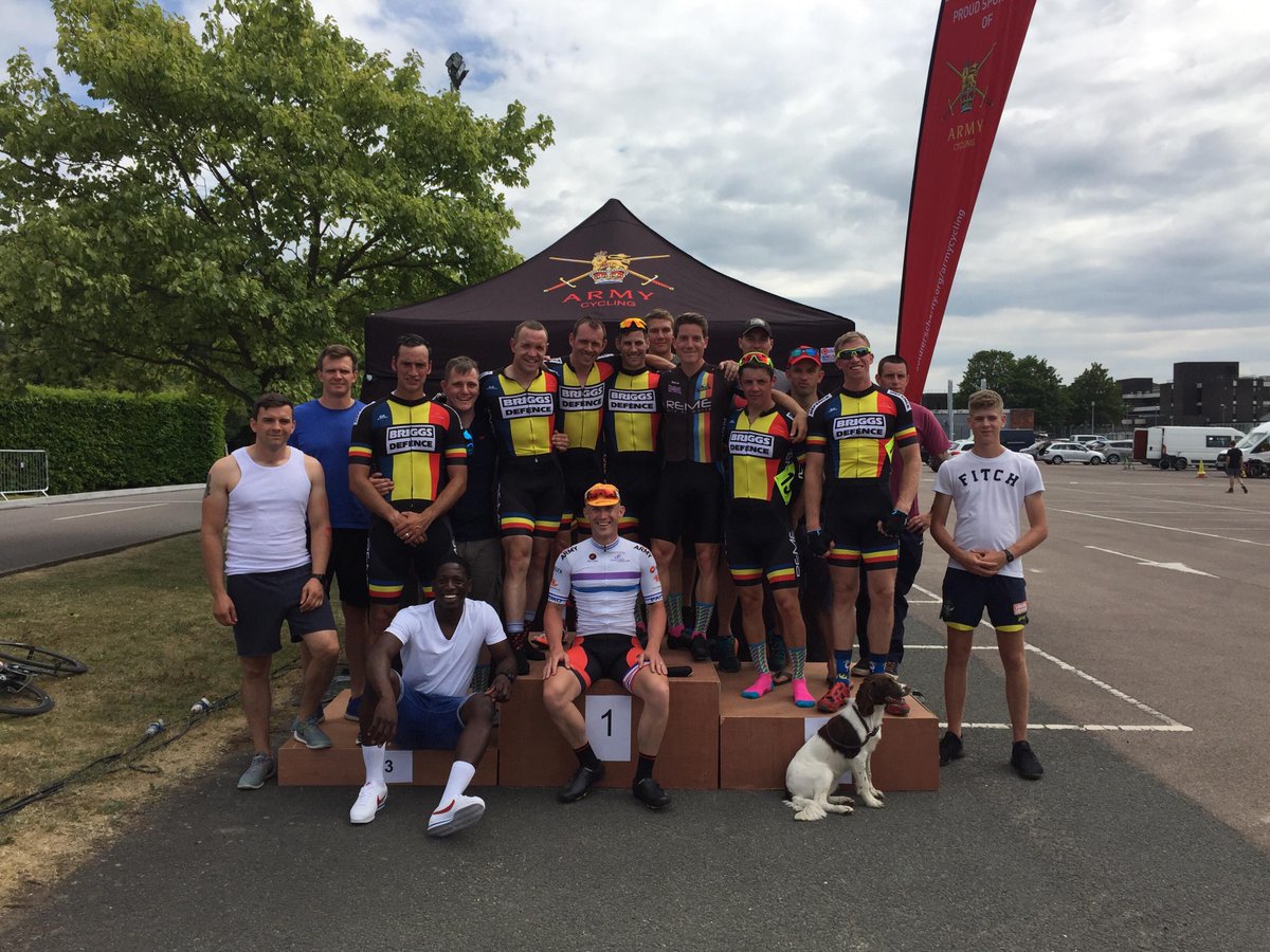 BriggsUK's tweet photo. Another great performance from @remecycling clinching victories in the individual @ACRRS_Army and second overall in the team event #BriggsDefence #RemeCycling #InspiringSoldiersToCycle #RoadRacing https://t.co/EpIyuvK3mw https://t.co/AJDJK5saiM