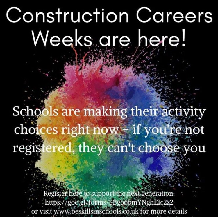 Register now to support the next generation into careers in construction docs.google.com/forms/d/e/1FAI…