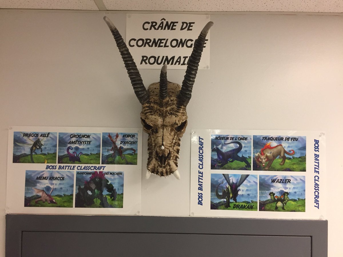 classedominic's tweet photo. C’est un nouveau départ avec @classcraftgame. Quêtes en ludification #gamification, Bossbattles (révision), cartes privilèges et beaucoup de plaisir ! Allez-y, lancez-vous dans l’aventure avec vos élèves ! https://t.co/rT2kkvD8My