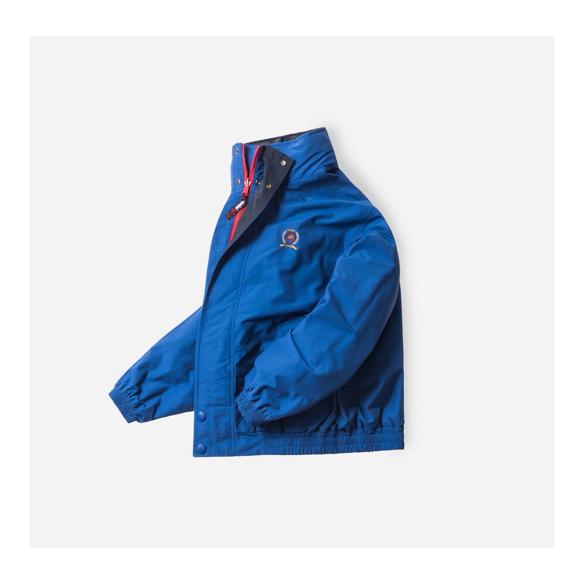 kith x tommy hilfiger reversible color block jacket