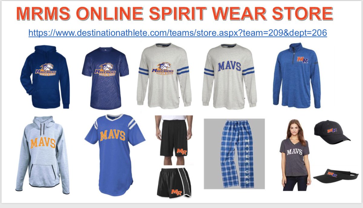 MRMS_PTSO's tweet photo. BUY YOUR SPIRITWEAR TODAY! 

Make sure to check out the online store for new items! Click on the following link to order: https://t.co/TXyXZlXCyA

* The online store closes tomorrow. https://t.co/3fVdhXg6HH