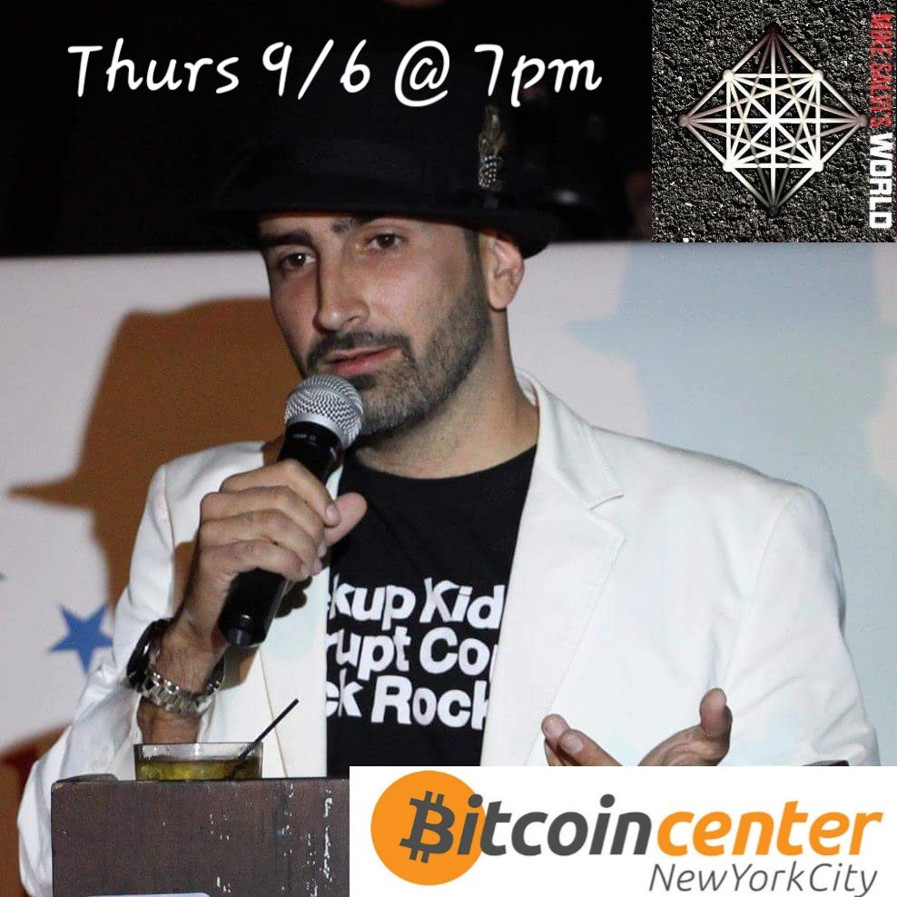 themikesalvi's tweet photo. Come see this gorgeous face tell jokes tomorrow, Thursday 9/6, in NYC @BitcoinCenterNY ~7pm #teamcryptsome #cryptoshitshow #bitcoin #bitcoinphl #steemphilly #cloudsteppin #cryptotwitter https://t.co/jplLUlRS4l