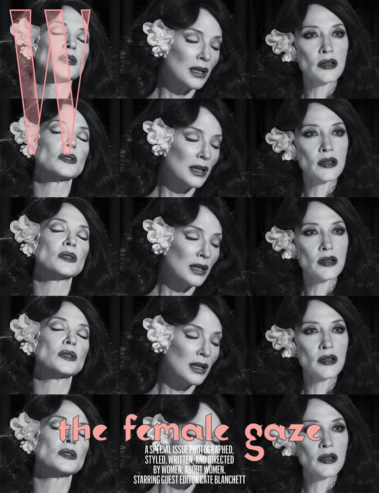 wmag's tweet photo. Cate Blanchett, Interpreted: 9 female artists and photographers expose the actress's power as a muse in a special issue of W Magazine: https://t.co/1GQiZGqQaV https://t.co/e3kxWAOiKq