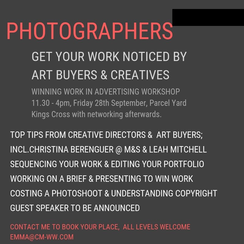 creativemgmt's tweet image. BOOK YOUR PLACE ON THE WINNING WORK WORKSHOP London Friday 28th September. Last few places; email me emma@cm-ww.com
@LondonLiveEvent
