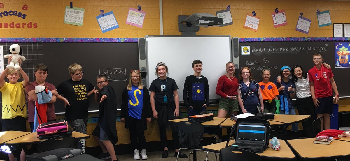 7th graders represent on duo day!#WeAreMG #schoolspirit