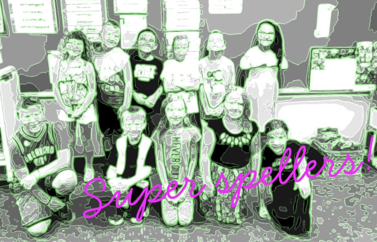 Super Spellers and a fun filter! #jbsrocks #gcscpride