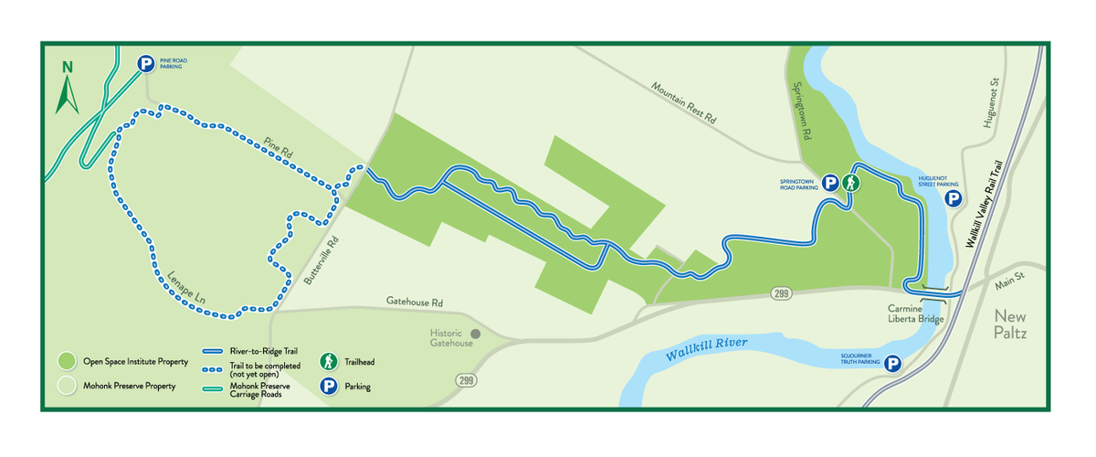 Saturday is the grand opening of the River to Ridge Trail connecting New Paltz & Wallkill Valley Rail Trail @WVRTA to 90 miles of trails in the Shawangunks including Minnewaska S.P. & @mohonkpreserve.  Way to go @OpenSpaceInst!! buff.ly/2LVvdQQ