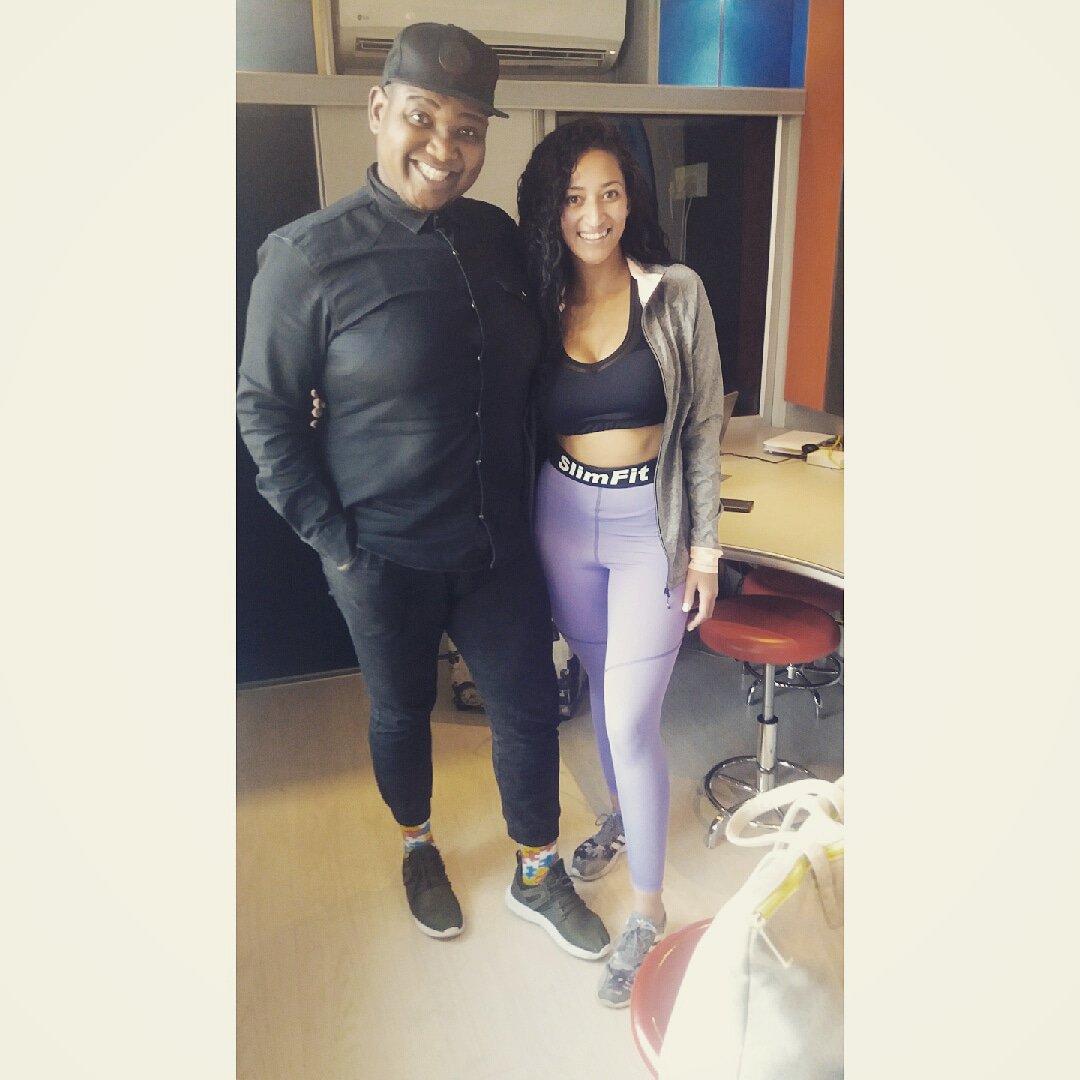 Bongani_Drama's tweet photo. >>>> Thank you Shantal Dietrich for respecting my invite. Thank you for the fitness tips and all the best. #TheDramaticTalk 🌐💫🙏📻🎧 https://t.co/QyBtmv5CVH