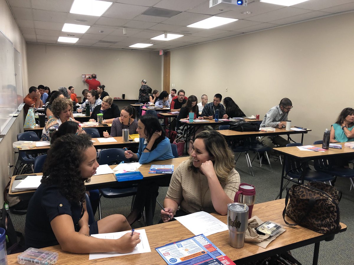 NEISD_MATH's tweet image. NEISD Secondary Math Co-Teach training. Starting the year off with strong relationships and ideas for successful pairs!#coteach #NEISDMath