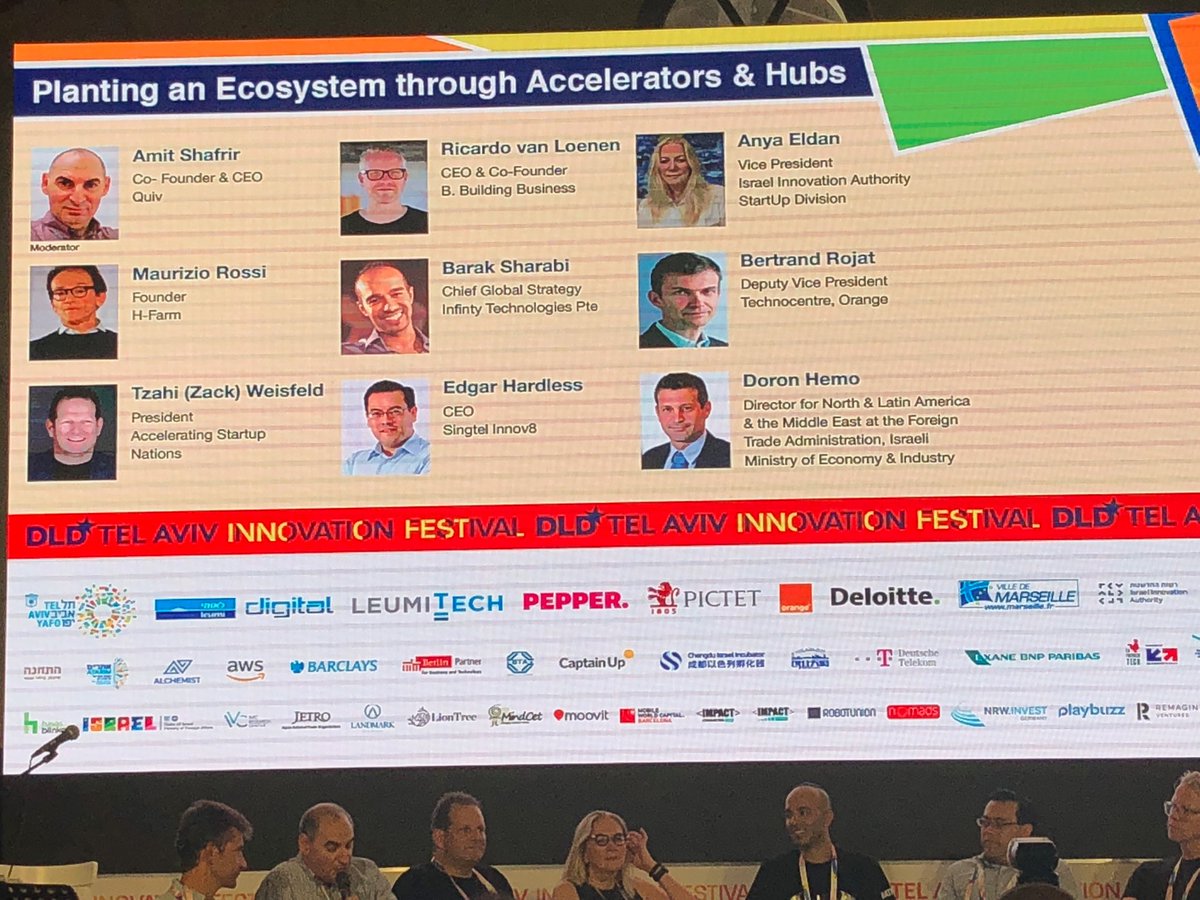 ‘The secrets of Israel’s ecosystem about to be revealed with this big panel’ ⁦<a href="/DLDTelAviv/">DLD Tel Aviv</a> . ⁦<a href="/yaazamAus/">Tiah Gold</a>⁩
