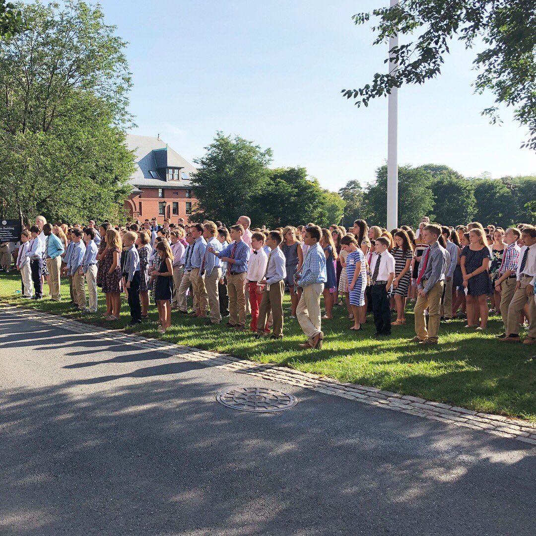thayeracademy's tweet image. Good morning, Thayer Academy! #nofilternecessary for Convocation on this beautiful #firstdayofschool. Welcome to the 2018-19 school year!
