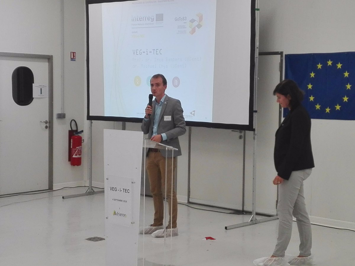 M_Chys's tweet image. The @InterregFWVL project #VEGiTEC is officially launched! Thanks to all speakers, project partners, and off-course all attendees. We noticed lots of interest and are happy to join forces. #LetsGetStarted #NowToWork @AdrianorHDF @ENMhowest @Inra_France @FbwUGent @interreg_gotoS3