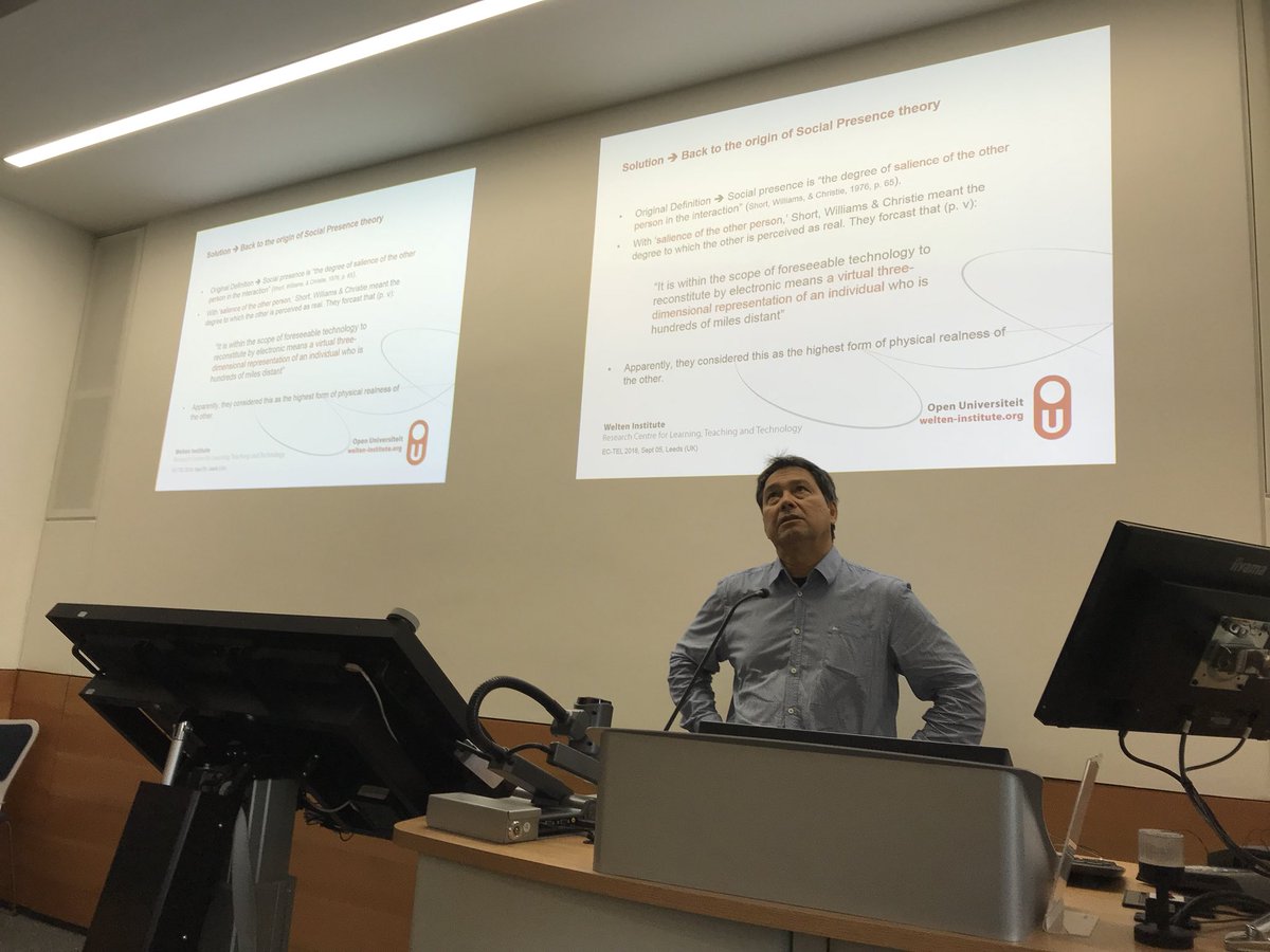 klamma's tweet image. RT ECTELconference: RT phish108: From social presence and cohort organization to cognitive presence - impressions from an interesting overview on tools and challenges of understanding social interactions in online #learning #sc2c #ectel2018 #ectel18 with…