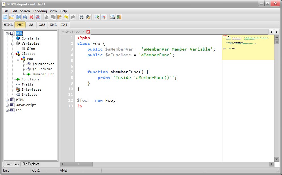 PHPNotepad's tweet image. #php #editor #development
The new version (1.4.0) released.
Сhanges:
1) The algorithm for determining the UTF-8 encoding is improved.
2) Added "Class view" window.
3) Added new fonts.