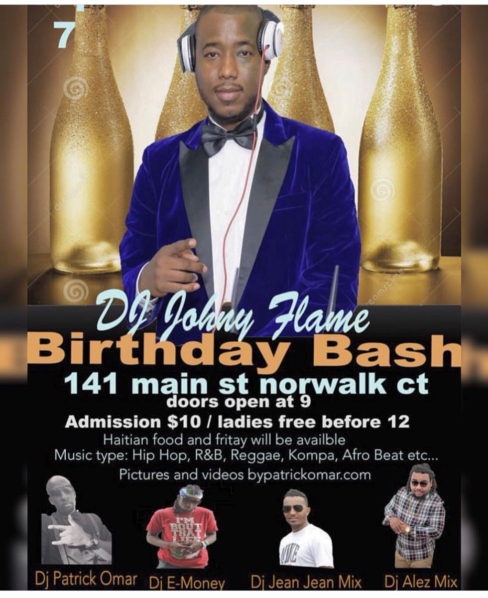 FatederSuspens's tweet photo. THIS FRIDAY ILL BE IN THE BUILDING HAPPY BIRTHDAY DJ JOHNY  FLAME https://t.co/oeBgYMumzl